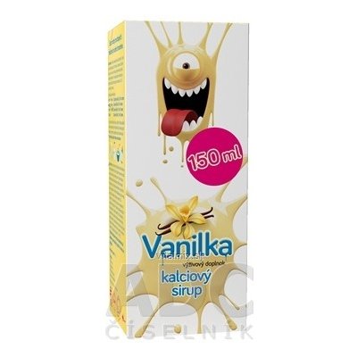 Vulm kalciové sirup Vanilka 150 ml