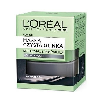 L'Oréal Pure Clay Detox Mask intenzivní čistící pleťová maska 50 ml od 195  Kč - Heureka.cz