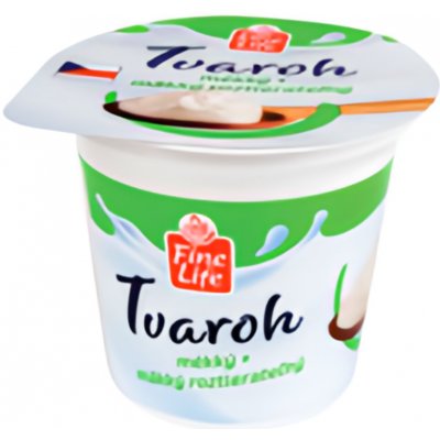 Fine Life Tvaroh měkký 250 g – Zbozi.Blesk.cz