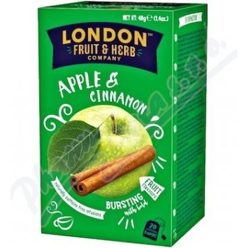London fruit and herbs Čaj Apple Cinnamon Twist jablko se skořicí 20 sáčků