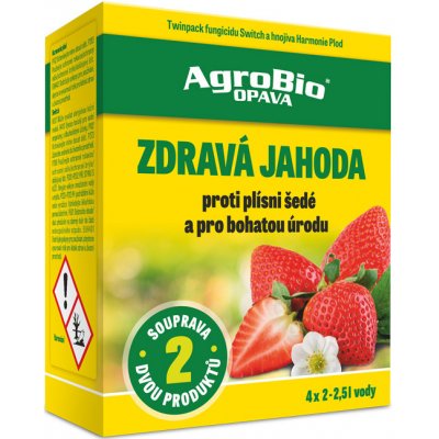AgroBio ZDRAVÁ JAHODA SOUPRAVA PROTI PLÍSNI ŠEDÉ 2,5 g + 90 ml – Hledejceny.cz
