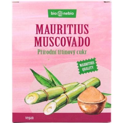 Bionebio Mauritius Cukr třtinový přírodní 400 g – Zbozi.Blesk.cz