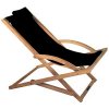 Zahradní židle a křeslo Royal Botania Teakové skládací relaxační křeslo Beacher, Royal Botania, rám teak, výplet Batyline