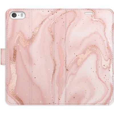 Pouzdro iSaprio Rose Gold Marble - iPhone 5/5S/SE