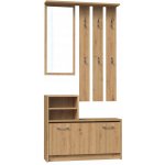 TP Living Předsíňová stěna Artisan B hnědá – Zboží Dáma