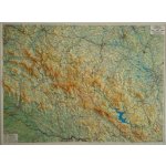 Šumava - plastická mapa 100 x 75 cm – Zboží Dáma