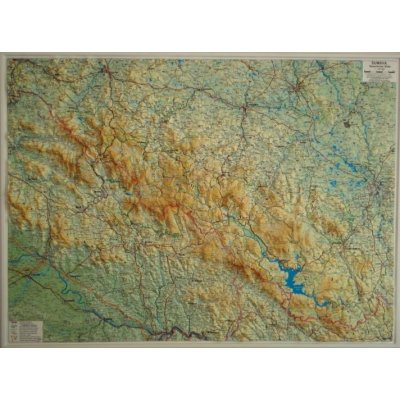 Šumava - plastická mapa 100 x 75 cm – Zboží Mobilmania