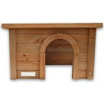 Kerbl Domeček pro králíky a jiné hlodavce dřevěný 45 x 32 x 27 cm – Sleviste.cz