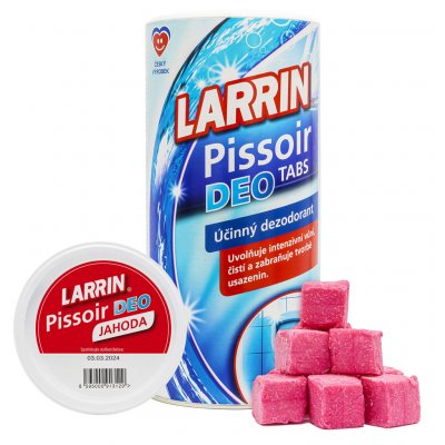 Larrin WC kostky do pisoáru deo Jahoda 900 g