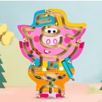 CAB Toys Montessori Drevené magnetické bludisko zajačik – Hledejceny.cz