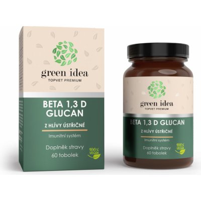 Topvet Beta 1,3 D glucan z hlívy ústřičné bylinný extrakt 60 tobolek