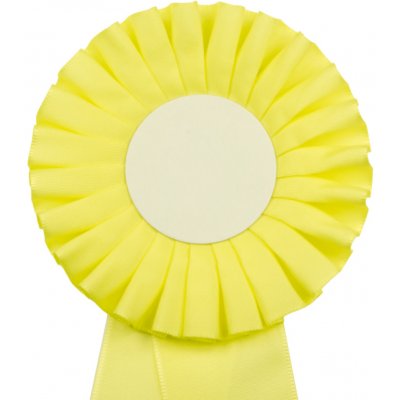 Kokarda jednořadá standard pr. 11 cm sv. žlutá – Zboží Dáma