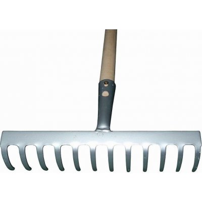 Marušík Kovové hrábě 12-ti zubé - s násadou – Zboží Dáma