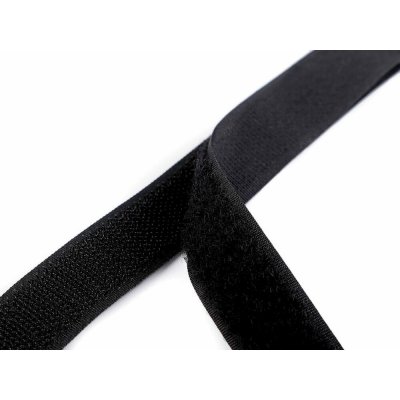 Suchý zip háček + plyš šíře 20 mm METRÁŽ - 2 černá – Hledejceny.cz