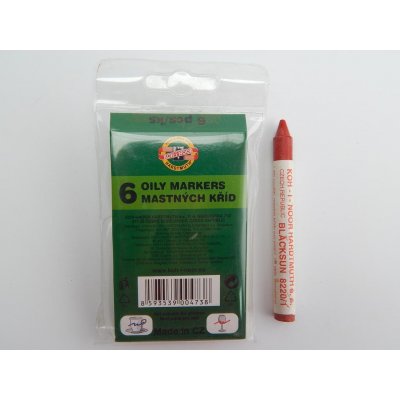 Koh-i-noor Křídy 8220/1 červené mastné 2867 – Sleviste.cz