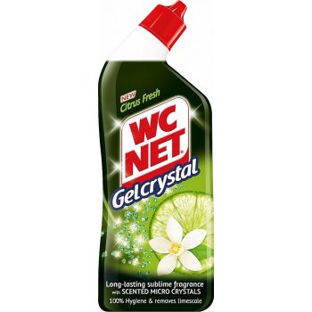 WC Net Gelcrystal WC gelový čistič Citrus Fresh 750 ml