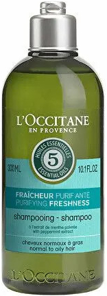 L`Occitane en Provence Šampon pro normální až mastné vlasy Purifying Freshness (Shampoo) 500 ml