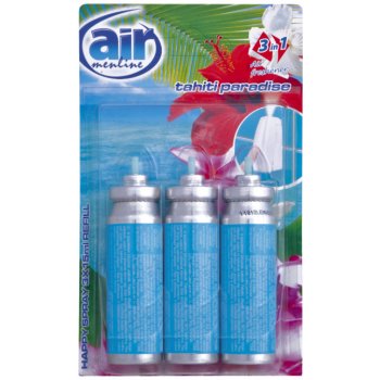 Air Menline osvěžovač refill Tahiti Paradise náhradní náplň 3 x 15 ml