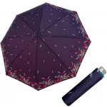 Doppler Mini Light Floral dámský skládací deštník fialový – Sleviste.cz