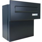 1x poštovní schránka F-041 k zazdění do sloupku + čelní deska se jmenovkou ČD-1 - RAL 7016 MAT. - ANTRACIT – HobbyKompas.cz