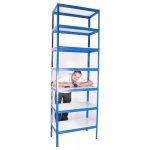 Biedrax 35 x 90 x 270 cm 7 polic stříbrný pozink – Zbozi.Blesk.cz