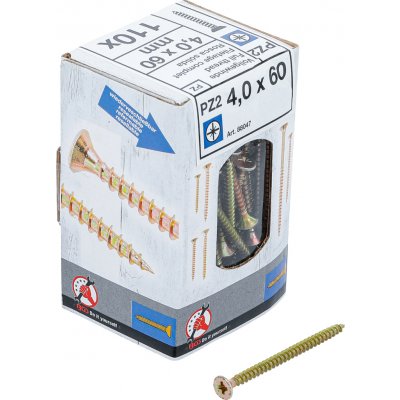BGS Diy BGS 88005, Víceúčelové šrouby | T-profil (pro Torx) T20 | 4,0 x 50 mm | 120 ks – Hledejceny.cz