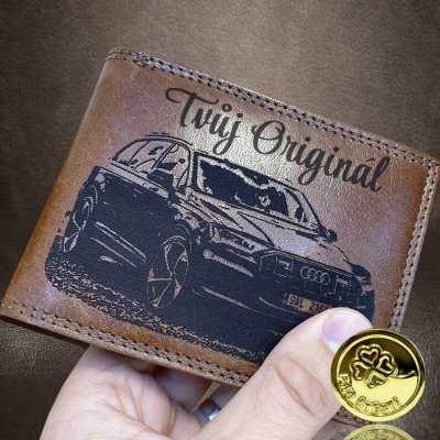 Pánská kožená ROYAL ideální na fotografii text i monogram – Zboží Dáma