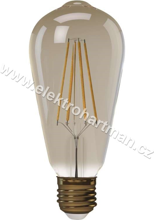 Emos LED žárovka Vintage ST64 4W E27 Teplá bílá+