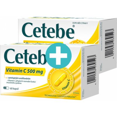 Cetebe imunity Plus Vitamin C 60 kapslí