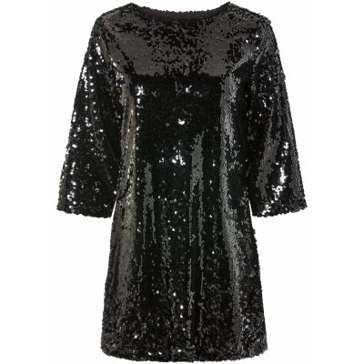 esmara Dámské šaty s flitry černá – Zboží Dáma