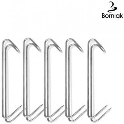 Borniak Dvojité háky do udírny, 5 ks – Zboží Dáma Borniak Dvojité háky do udírny, 5 ks – Zboží Dáma