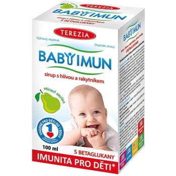 Terezia Company Baby Imun sirup s hlívou a rakytníkem příchuť hruška 100 ml