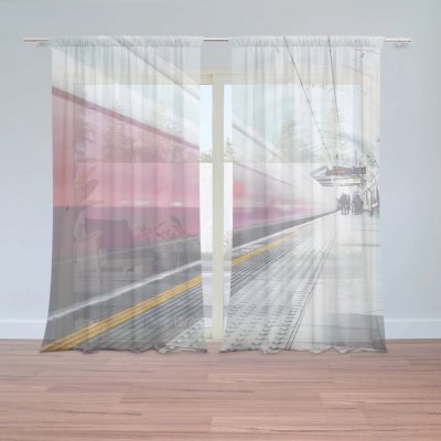 Sablio Záclony Metro 2: 2ks 150x250cm – Zboží Mobilmania