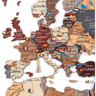 Dřevěné vlaječky zemí Světa k plnobarevným mapám Vlajky na zakázku (120) – Hledejceny.cz