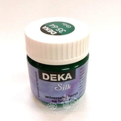Deka Barvy na hedvábí 50 ml zelená – Zboží Dáma