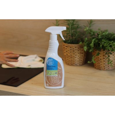 Yellow&Blue Čistič skel s BIO pomerančovou a citronelovou silicí s rozprašovačem 750 ml – Zboží Dáma