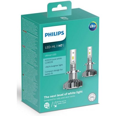 Philips Ultinon LED 11972ULWX2 H7 PX26d 12V 14W 2 ks – Zboží Mobilmania