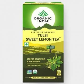 ORGANIC INDIA Bio Tulsi sladký citron 25 sáčků