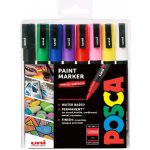 Uni Posca PC-3M 8 barev základní barvy – Zboží Živě