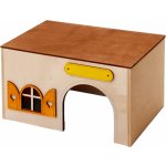 JK ANIMALS Domek Kvádr dřevěný domek pro morčata 23 x 15 x 13 cm – Zbozi.Blesk.cz