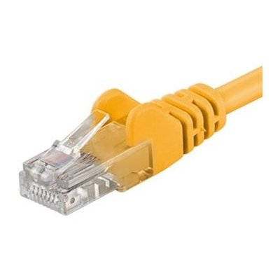 PremiumCord 8592220001285 UTP CAT5E, RJ45-RJ45, 3m, žlutý – Zboží Mobilmania