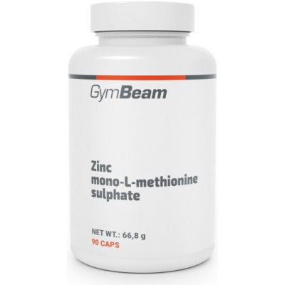 GymBeam Mono-L-methionin sulfát zinečnatý 90 kapslí – Hledejceny.cz