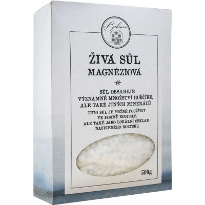 Bohemia Gifts & Cosmetics Živá magnesiová koupelová sůl 2 x 250 g – Zboží Dáma