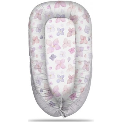 Sablio Hnízdečko pro miminko Malé fialové květy – Zboží Mobilmania