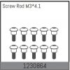 Modelářské nářadí Absima 1230864 Screw Rods M3x4.1 10