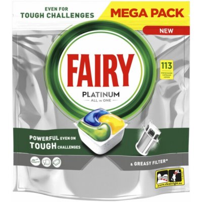 Fairy Platinum kapsle do myčky Lemon 113 ks – Zboží Mobilmania