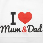 New Baby čepička I Love Mum and Dad – Hledejceny.cz
