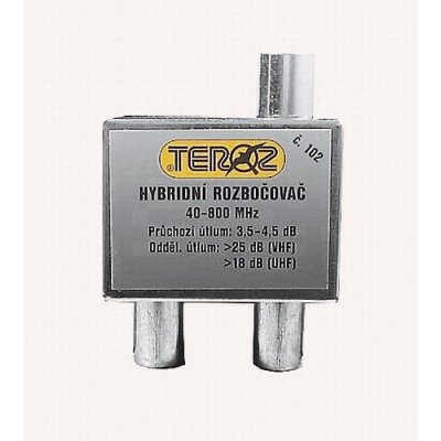 TEROZ Rozbočovač 102KP, 2x 3,5dB – Hledejceny.cz