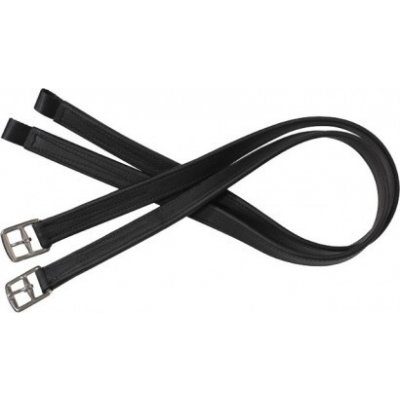 KenTaur Třmenové řemeny skokové kožené s nylonem černé 70 cm – Zboží Dáma