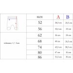 Nicol Kojenecké bavlněné polodupačky Viki Nicol Viki – Zboží Mobilmania